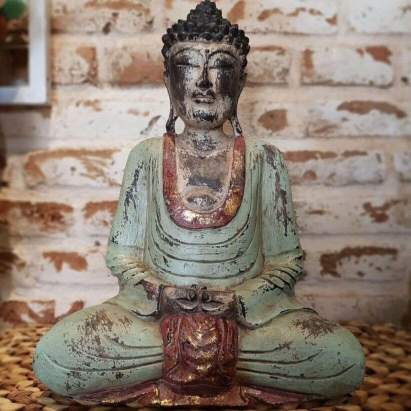 Carved Sitting Buddha bali buddha homewares
