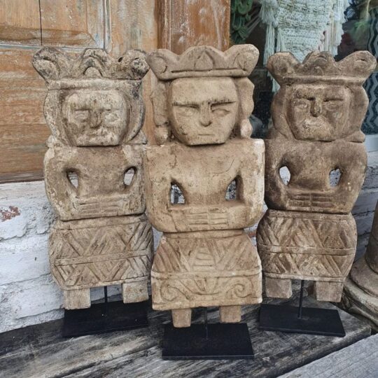 Indonesian Stone Style Timor Statues bali buddha decor