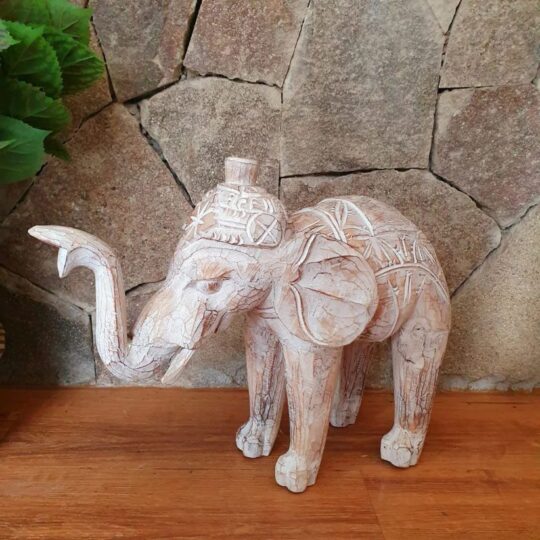 Large Traditional Hand Carved Elephant bali buddha Products